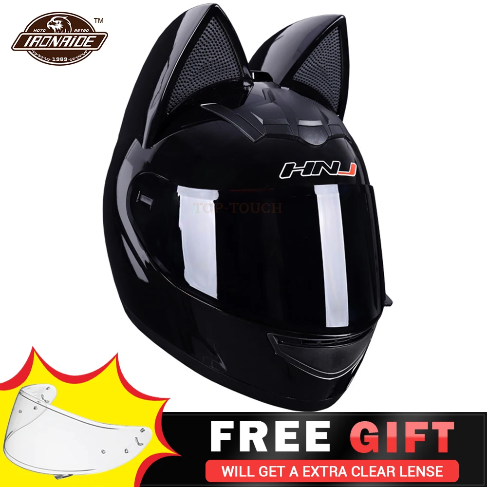 

8 Colour Motorcycle Helmet Dual Lens Motocross Casco Moto Women Moto Helmet Ear Helmet Full Face Motor Motorbike Biker Capacete