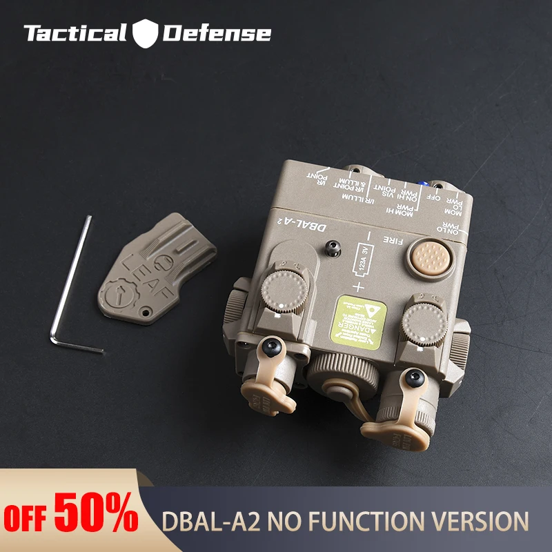 

Tactical DBAL-A2 Battery Box Non-Functional Dummy Laser Box Battery Case Fit Hunting 20mm Rail Weapon Scout Airsoft Decorative