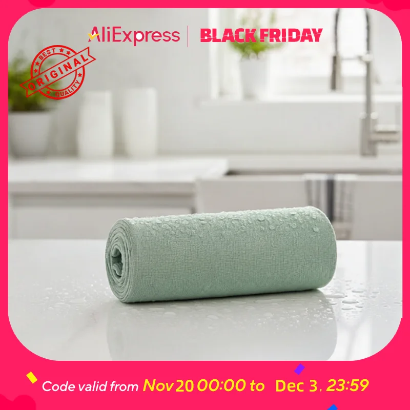 

free shipping！！Disposable Cleaning Cloths 26x10cm 100 Pcs Reusable Kitchen Wipes for Multi-Purpose Cleaning