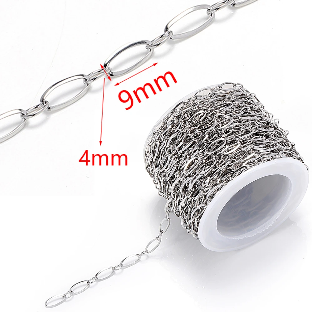 1meter Stainless Steel Necklace Chain for Jewelry Making DIY