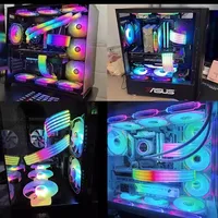 ICE Whale Flexible RGB LED Light Strip Bar ARGB Board Cover For Computer Power Supply ATX 24PIN GPU Video Card Cables And Case 6