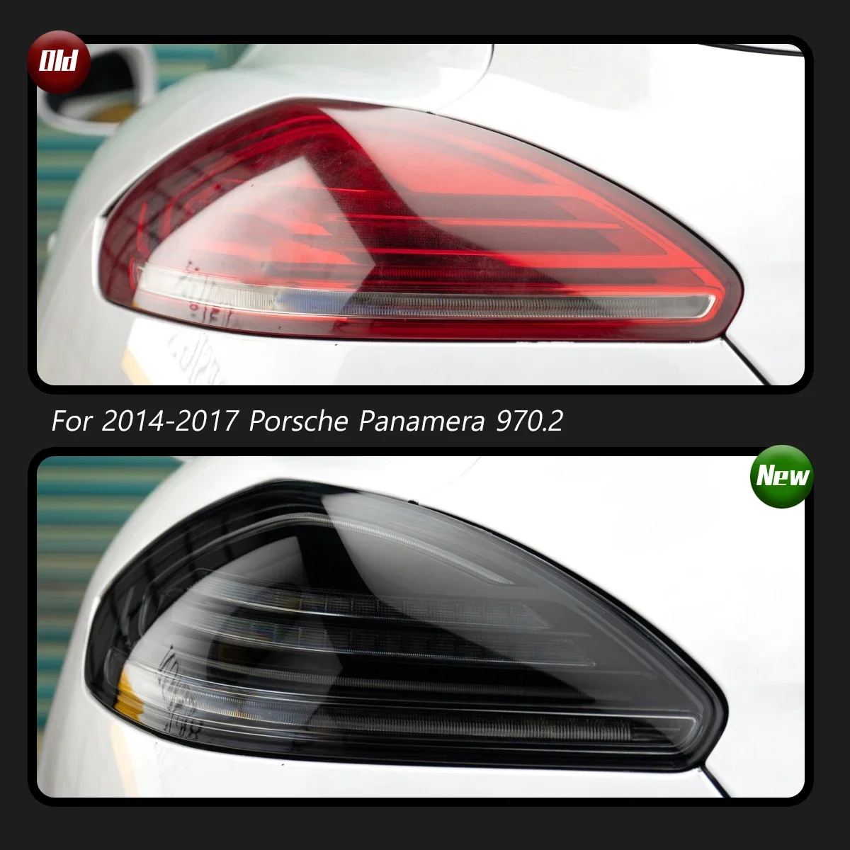 

Автомобиль для Porsche Panamera 970, задний фонарь 2014-2016 970.2, обновленный модифицированный светодиодный задний фонарь, динамический поворотный светильник, автомобильные аксессуары