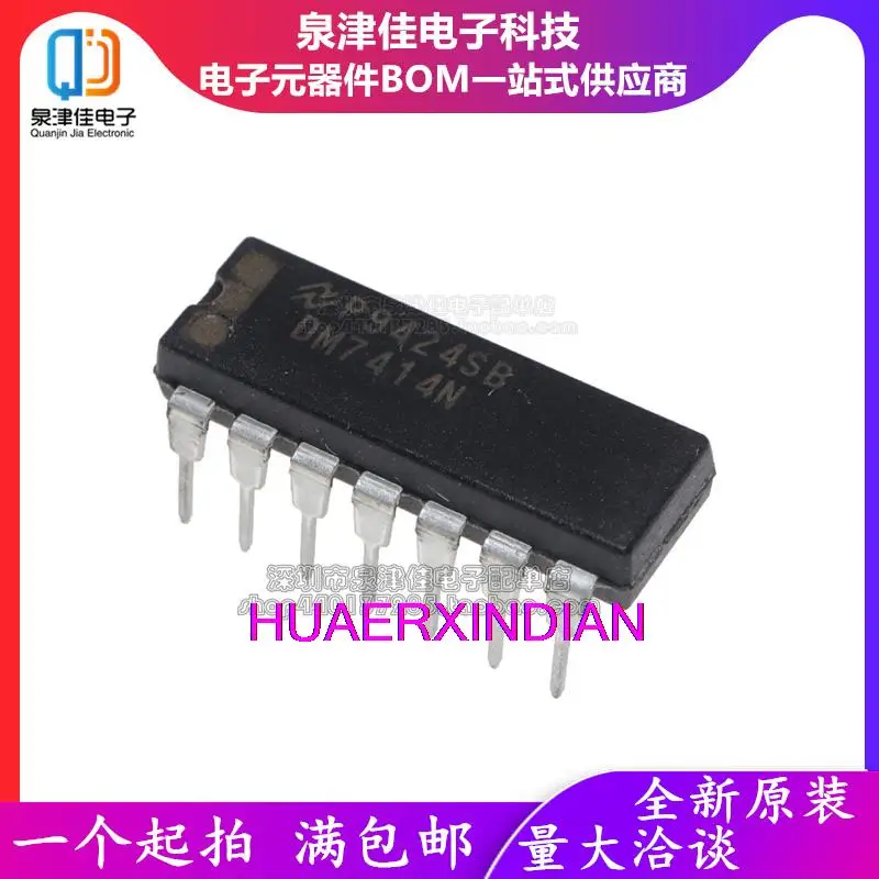 

10 шт. оригинальные DM7414N DIP-14