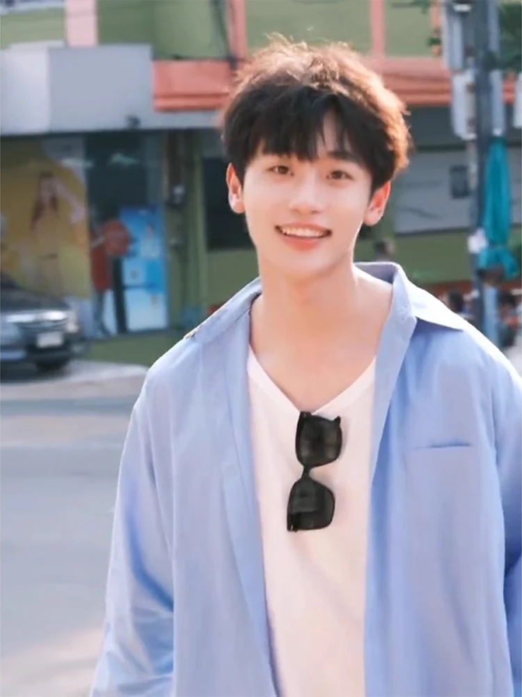 

Японская мужская рубашка в американском ретро-стиле для весны и осени, модный бренд Nas Boy, уличная одежда, с длинным рукавом, приталенный крой, стильная.