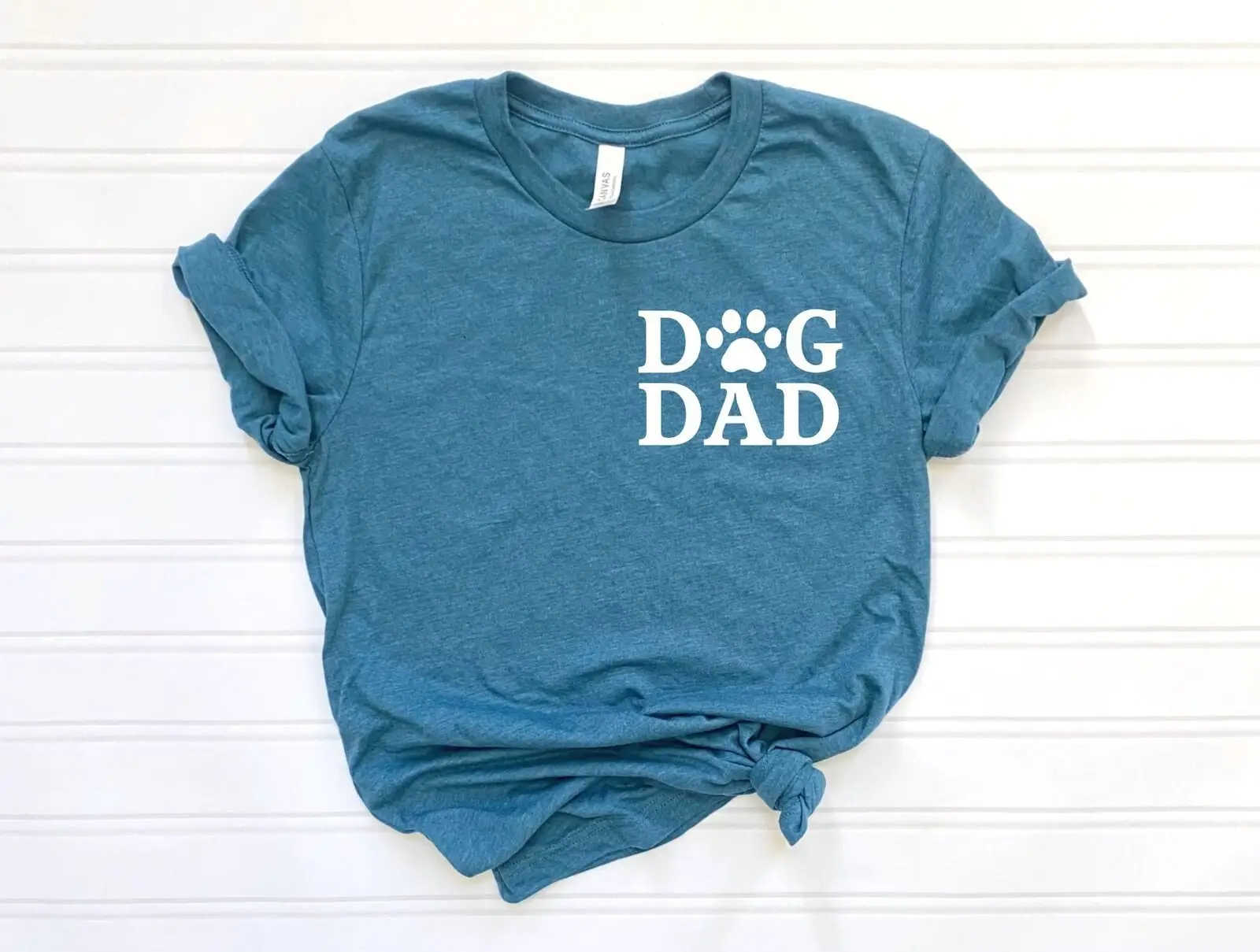 Dog Dad Pocket T Shirt Fathers Day Lovers New Present Birthday