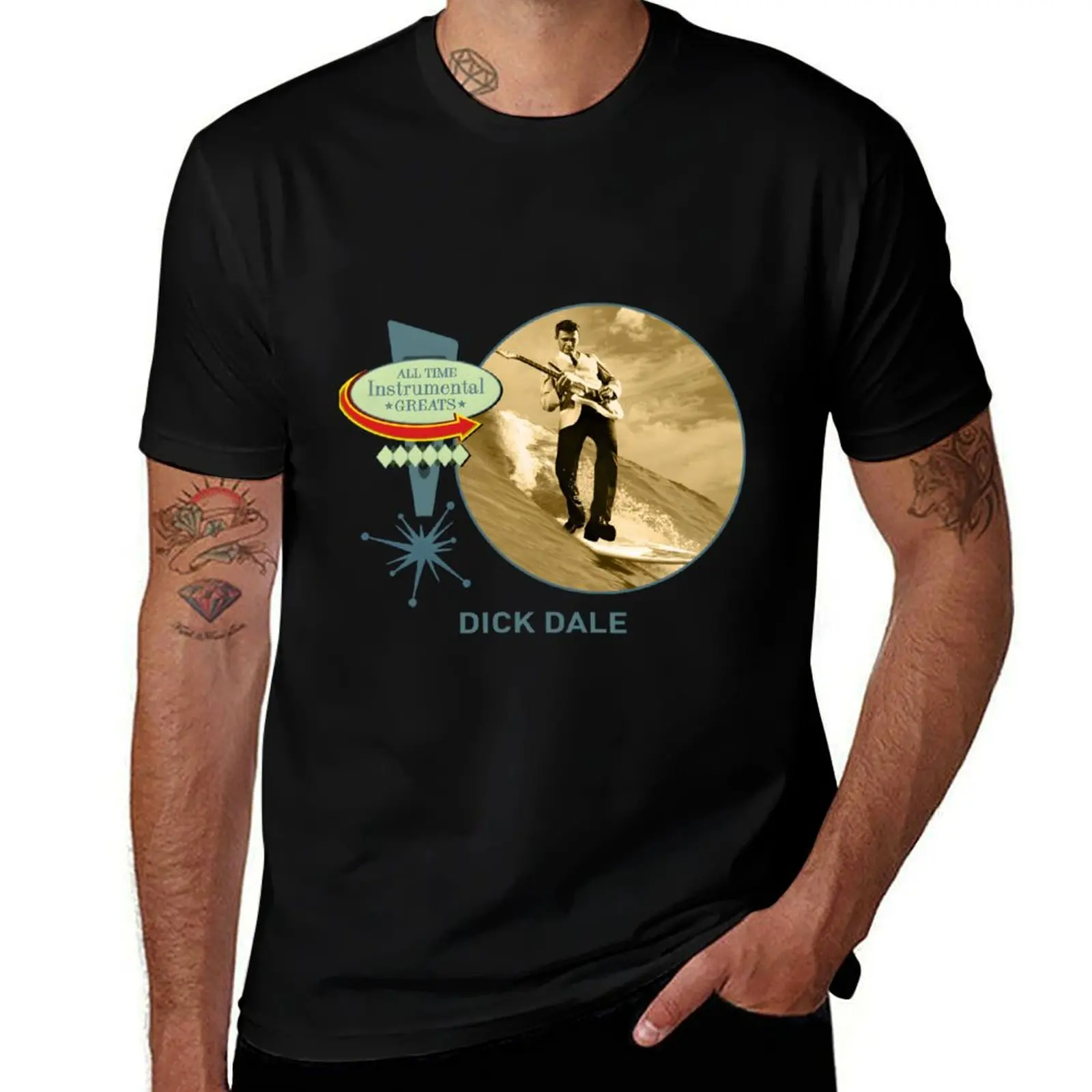 Dick Dale - All Time Instru tal Greats T-Shirt Fashion Simple Casual Tee Shirt