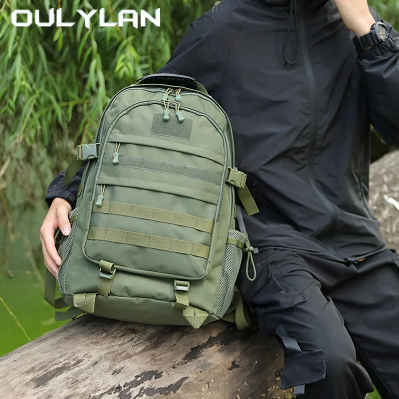

Oulylan Leisure Outdoor Large Capacity Backpack Lightweight Travel Camping Shoulders Packs Men Versatile Tactical Climbing Bags