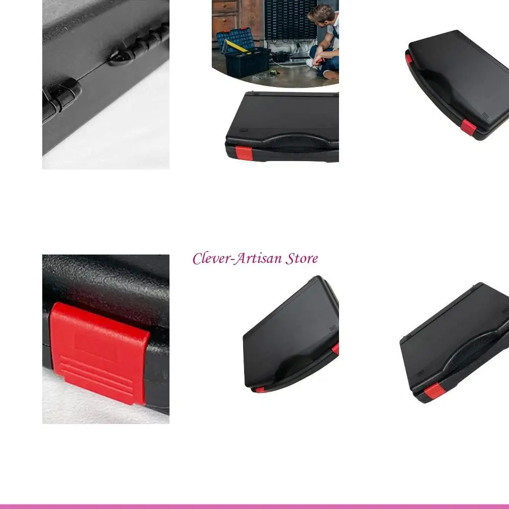 

E06B Универсальный ящик для инструментов, портативный пластиковый чехол для хранения, органайзеры для хранения электроники и