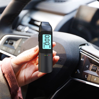 Non-Contact Alcohol Tester USB Rechargeable Handheld Digital Breathalyzer LCD Display Professional High Sensitivity Breathalyzer