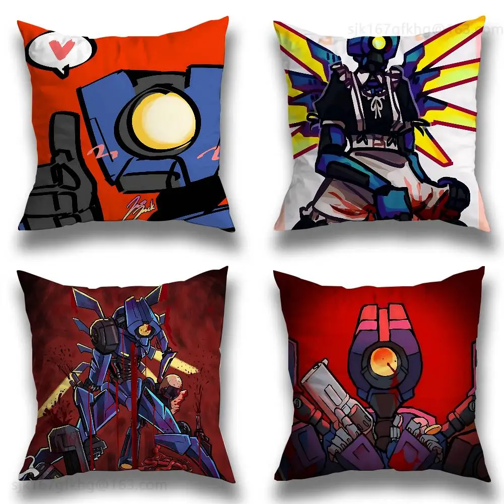 

Game U-ULTRAKILL Anime Pillow Case Sofa Living Room Bedroom Headboard Backrest Cushion Square Cushion Nap Time