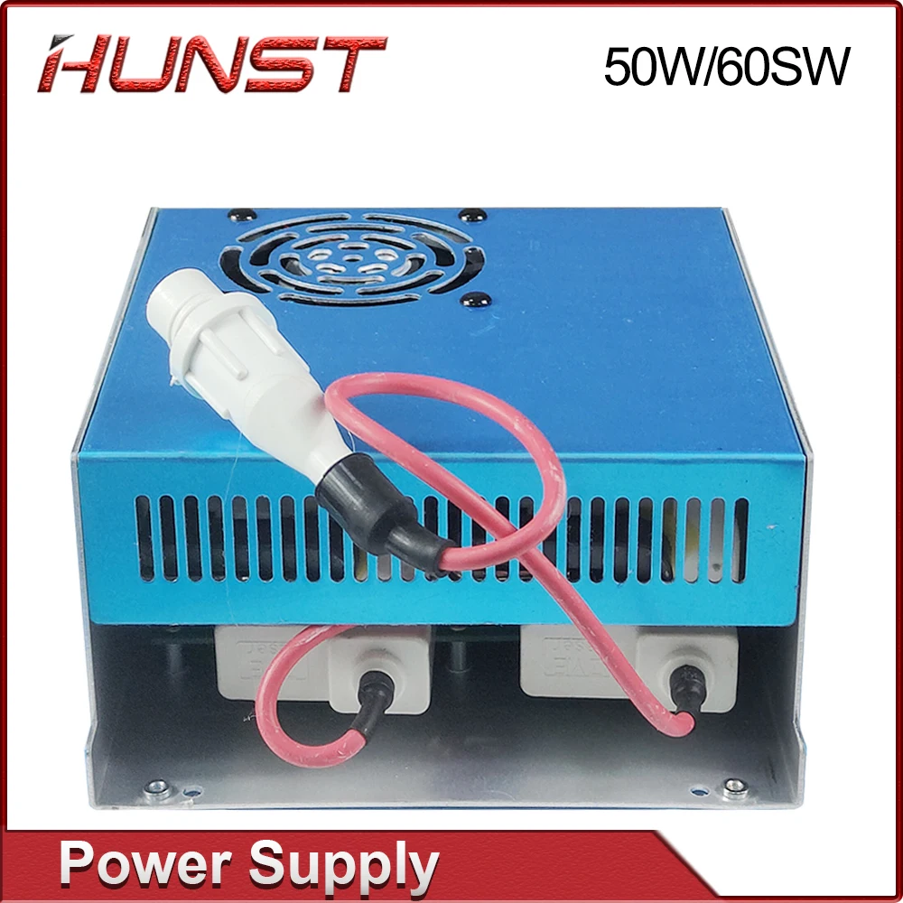 Hunst MYJG 50W 60W CO2 Laser Power Supply 110V/220V Optional, Suitable For 40~70w Cutting And Engraving Machine Glass Tube