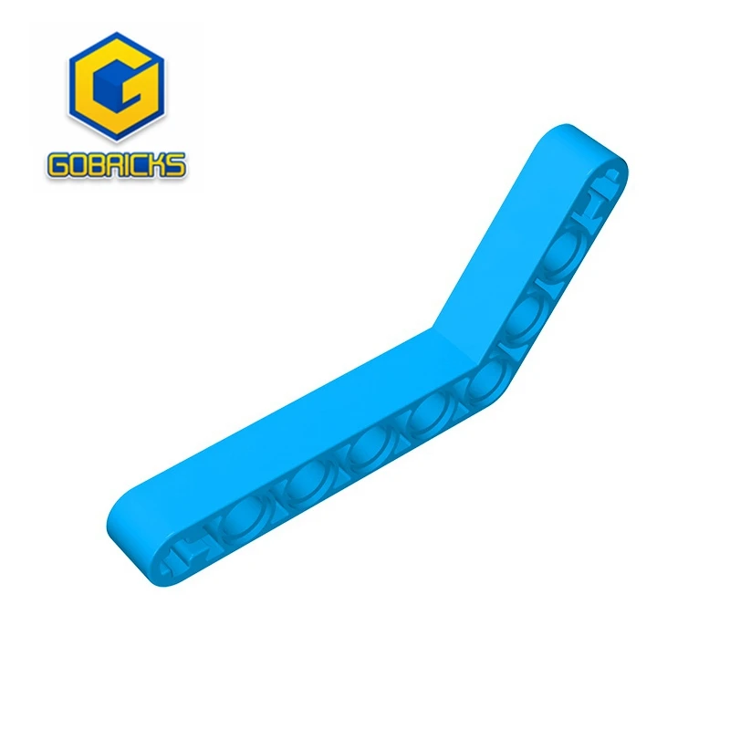 Gobricks GDS-672 Technical, Liftarm, Modified Bent Thick 1 x 9 (6 - 4)   compatible with 6629  pieces of children's toys