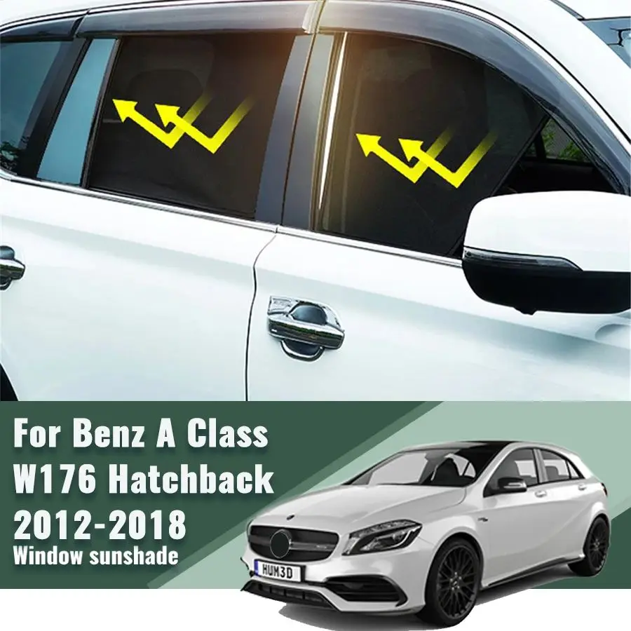 

For Mercedes Benz A Class Hatchback W176 2012-2018 180 200 Car Sunshade Shield Front Windshield Curtain Side Window Sun Shade