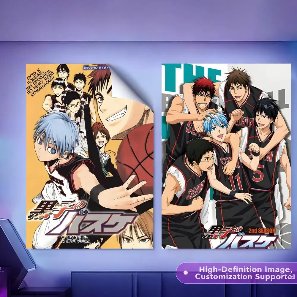 ANIME K-Kuroko No Basuke Painting Calligraphy HD Canvas Poster Crease Free Waterproof All Space Wall Decor