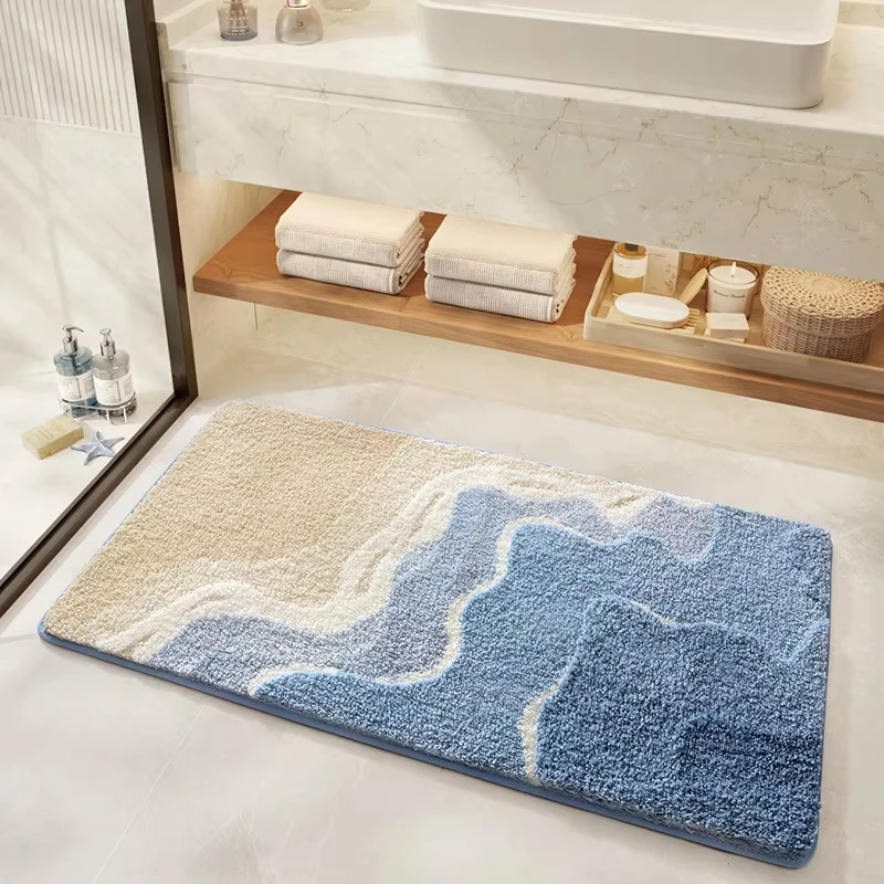 Vikama Luxury Soft Imitation Cashmere Carpet, Suitable For Entrance Doors, Bedrooms, Stairways, And Bathroom Floor Mats.