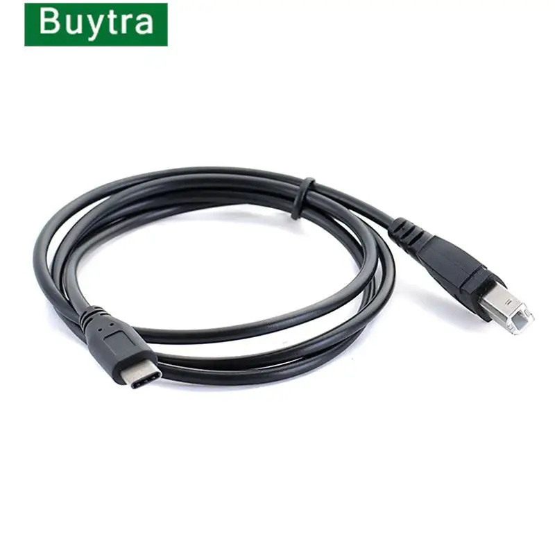 USB-C Type-c Male to USB B Type Male Data Cable Cord 1m  for Cell Phone & Printer & Electronic organ Wholesale