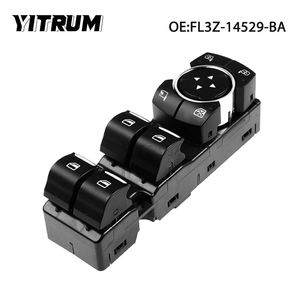 YITRUM FL3Z-14529-BA FL3Z-14529-DA Electric Power Window Master Control Switch For Ford F-150 2015 2016 2017 2018 2019 2020