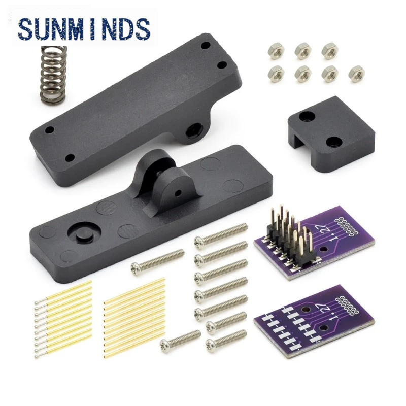 DIY 2.54 2.0 1.5 1.27 1.25 100mil 50mil 3P 4P 5P 6P 7P 8P 9P 10P PCB Clip Clamp Fixture Probe Pogo Pin Download Program Burn
