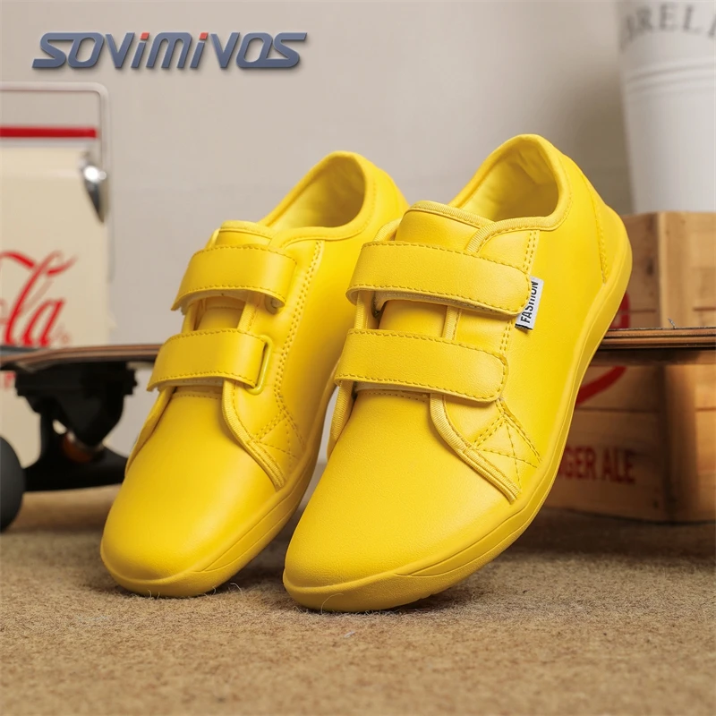 

Унисекс широкие минималистичные кроссовки без каблука для женщин и мужчин, из искусственной кожи, для трейлраннинга и ходьбы, обувь для босоногого бега