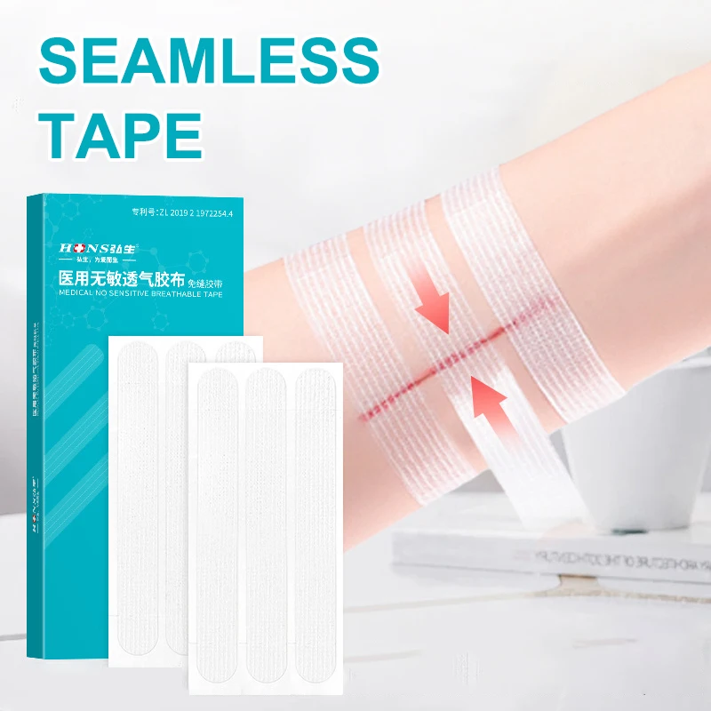 1 sacchetto di strisce di chiusura della pelle della ferita dopo il parto riparazione della ferita chirurgia estetica striscia adesiva nastro chirurgico senza sutura medica