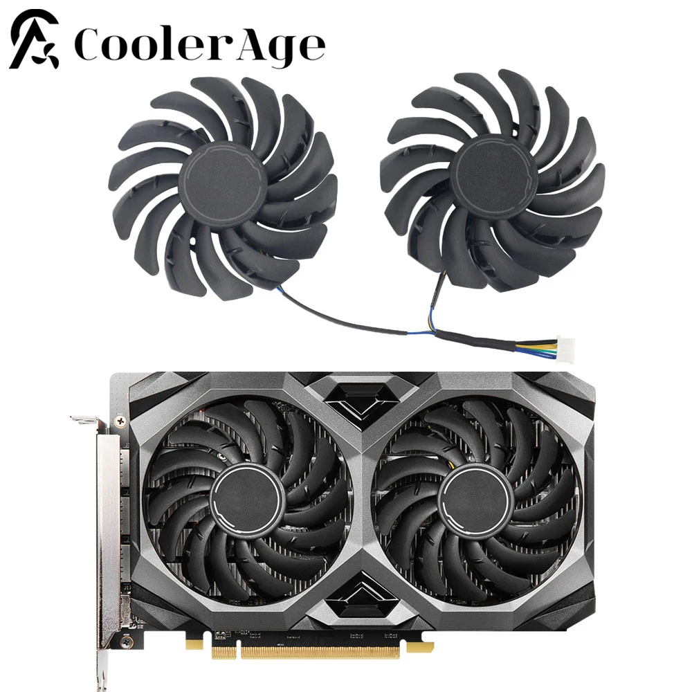 85MM PLD09210S12HH RX 5500 XT Replacement Graphics Card GPU For MSI Radeon RX5500 XT MECH OC Cooling Graphics Fan