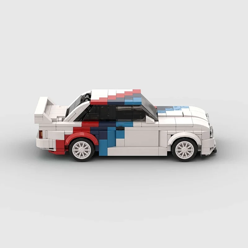 M3 E30 Racing Sports Car Speed MOC M03110 High Tech Racing Vehicle Building Blocks Bricks Creative Garage DIY Kit Toy Boys Kids