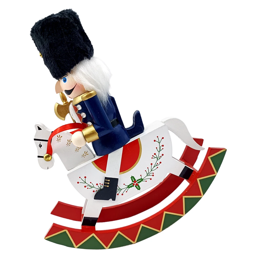 

Christmas Nutcracker Figures Wooden Ornament Small Royal Soldier Table Decor Holiday Favors Home Office Display