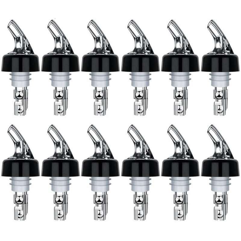 

12pcs 30ml Automatic Measured Bottle Pourer Quick Shot Spirit Drinks Wine Cocktail Dispenser Bar Accessory Wine Pourer