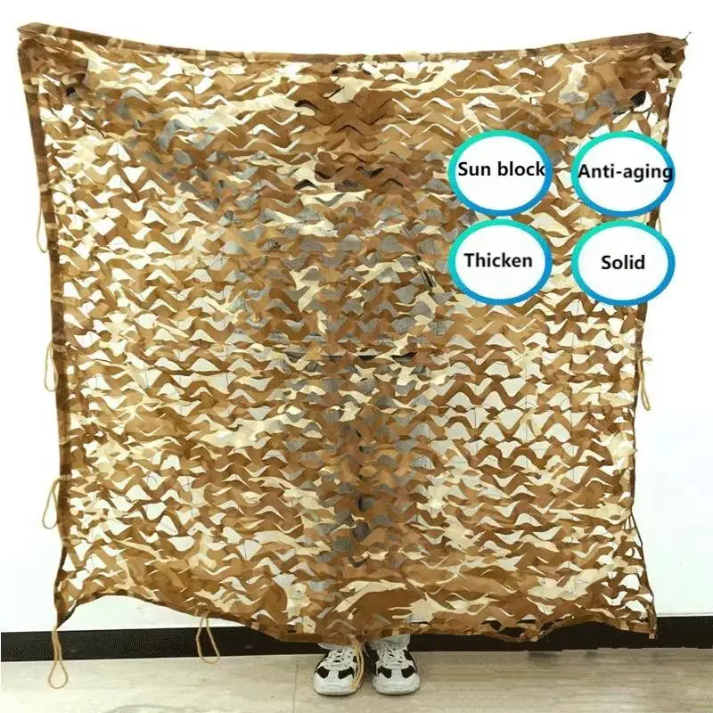 

3x8m/4x6m Anti-aerial Camouflage Net Anti-counterfeiting Net Outdoor Sunshade Courtyard Party Decoration Camping Car Cover
