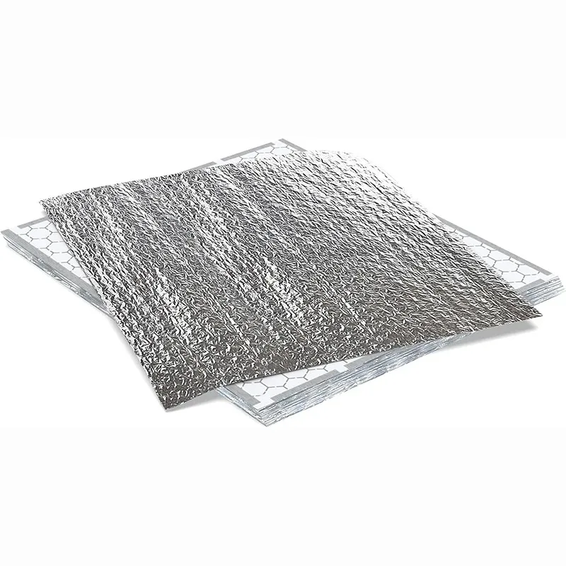 

30x30cm Honeycomb Burger Silver Foil Wrap Sheets Grease Resistant Wrap Sheets for Sandwhich, Lunch , Grab, Hot Food