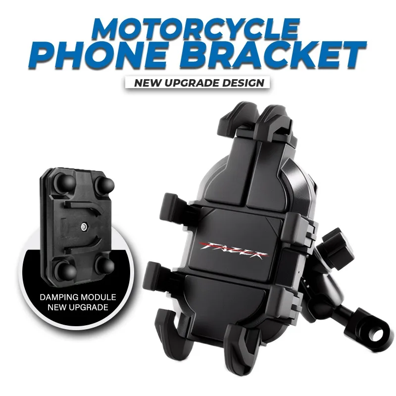 Phone Holder 360° Rotatable Riding Motorcycle Stand Bracket Non-slip For  Fazer 250 8 FZ6 FZ8 FZ1 FZS600 Accessories Custom