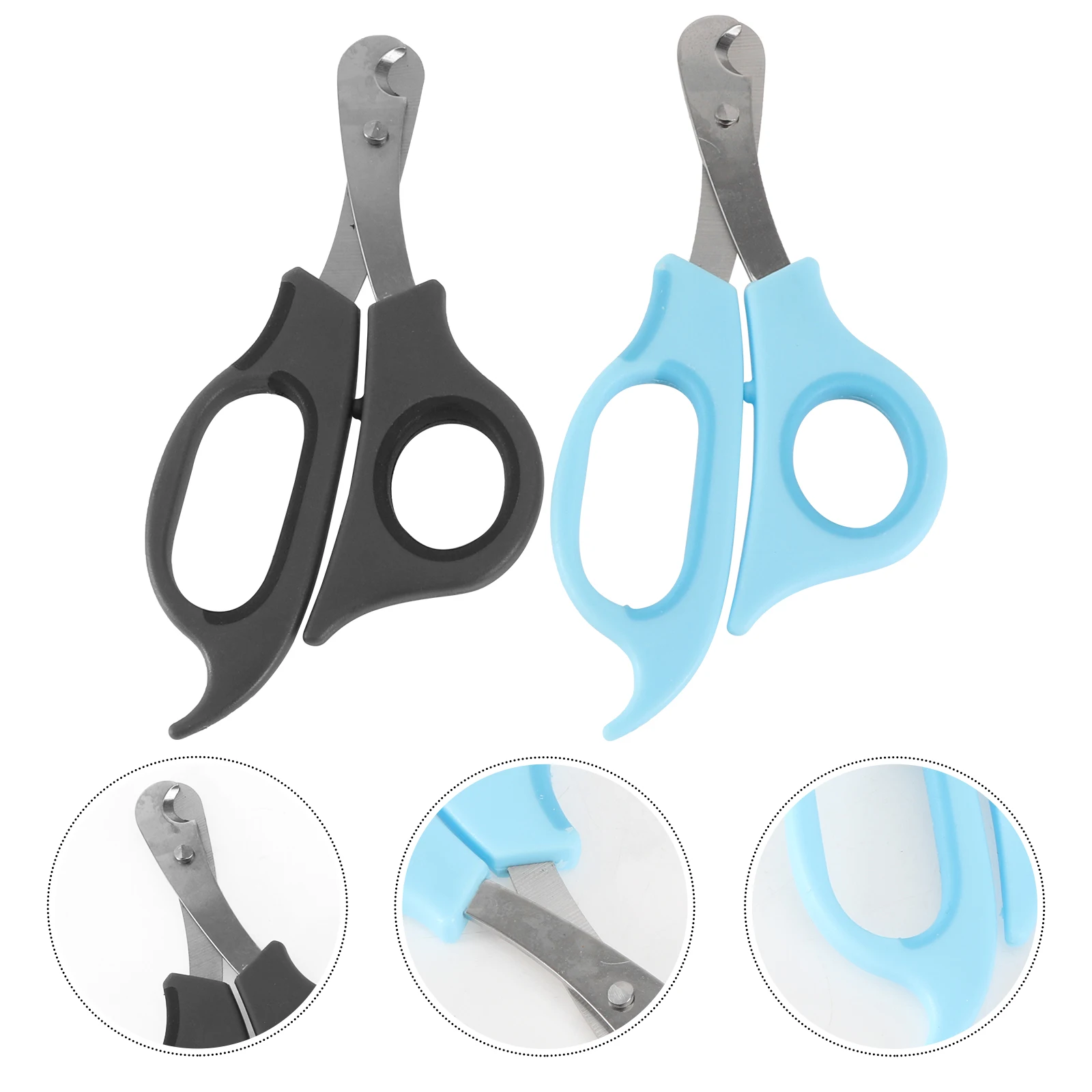 

2Pcs Cat Nail Scissors Stainless Steel Pet Grooming Tool Durable Wear Resistant Safe Trimmer Dog Puppy Cat Accessories