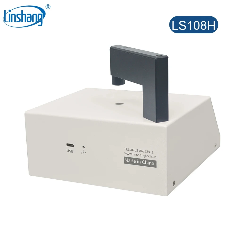 Linshang-Transmittance Meter, Transmission Meter with 365nm UV 940nm IR 380-760nm VL for Teinted Window Film Glass LS108H