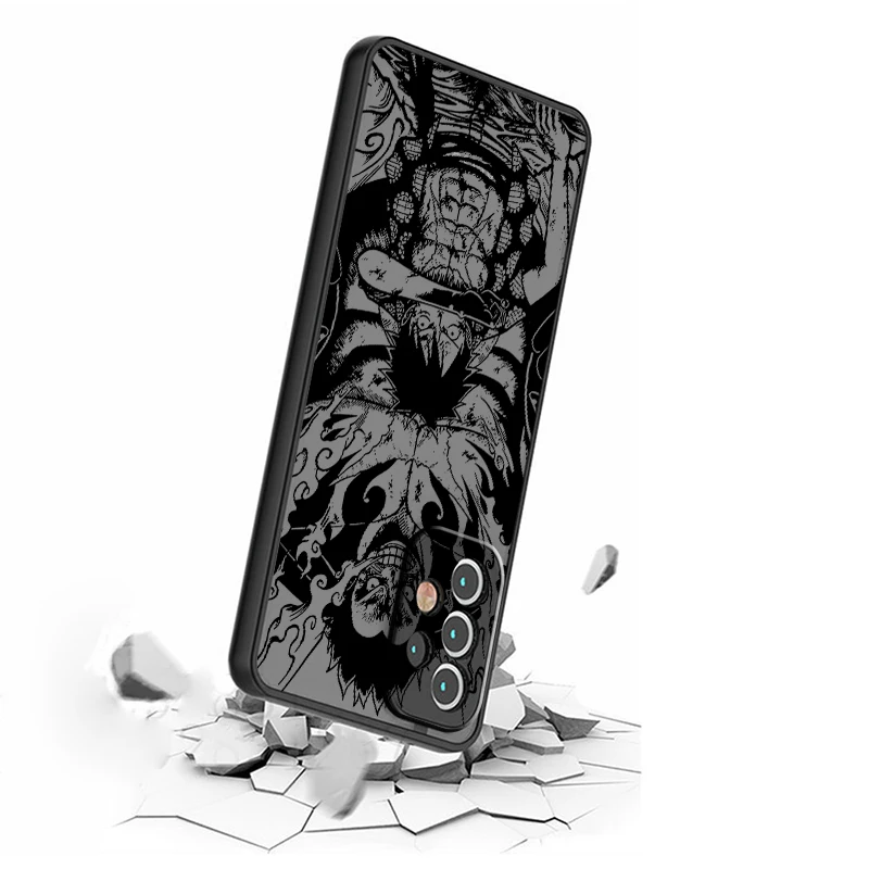 Anime One Piece Fashion Cool Frosted Translucent For Samsung A53 A52 A33 A32 A51 A71 A21S A13 A73 A50 A22 A12 5G Back