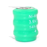 5PCS 3.6V 80mAh NI-MH Button Cell Ni MH Batteries With Pins Rechargeable Battery For Clock Memory Lawn Lamp