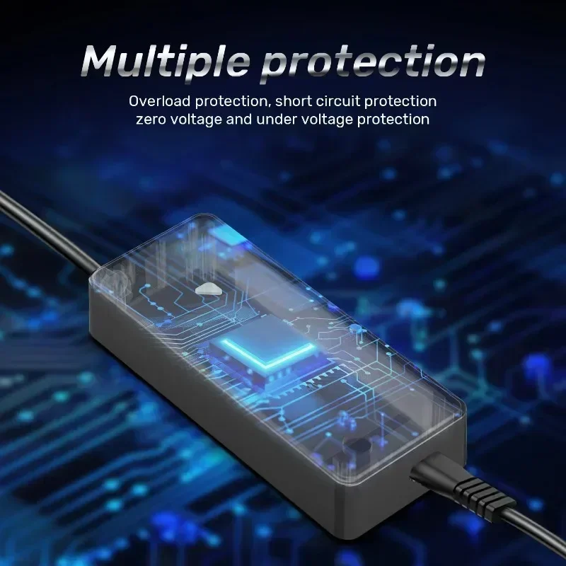 Elektroroller-Ladegerät für Jetson GOTRAX Elektrofahrrad-Ladegerät, Adapter, Durchmesser 5,5 x 2,1 mm, E-Bike-Teil, 125 W, 67,2 V, 2 A DC