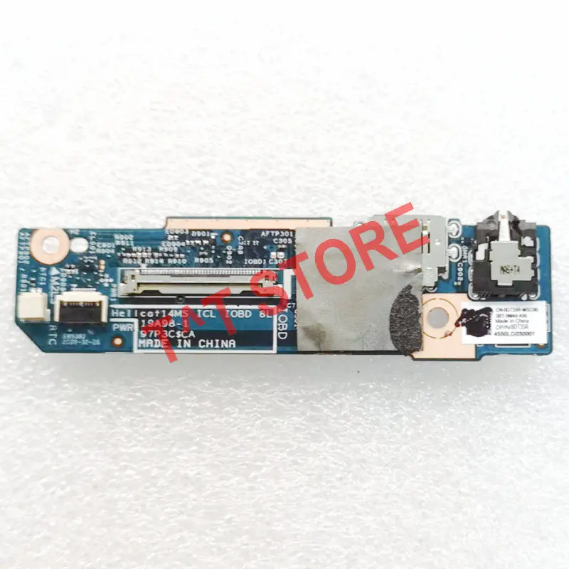 Original For DELL Inspiron 14 5400 5406 Laptop USB Audio IO Board DT35R 0DT35R Test Well Free Shipping