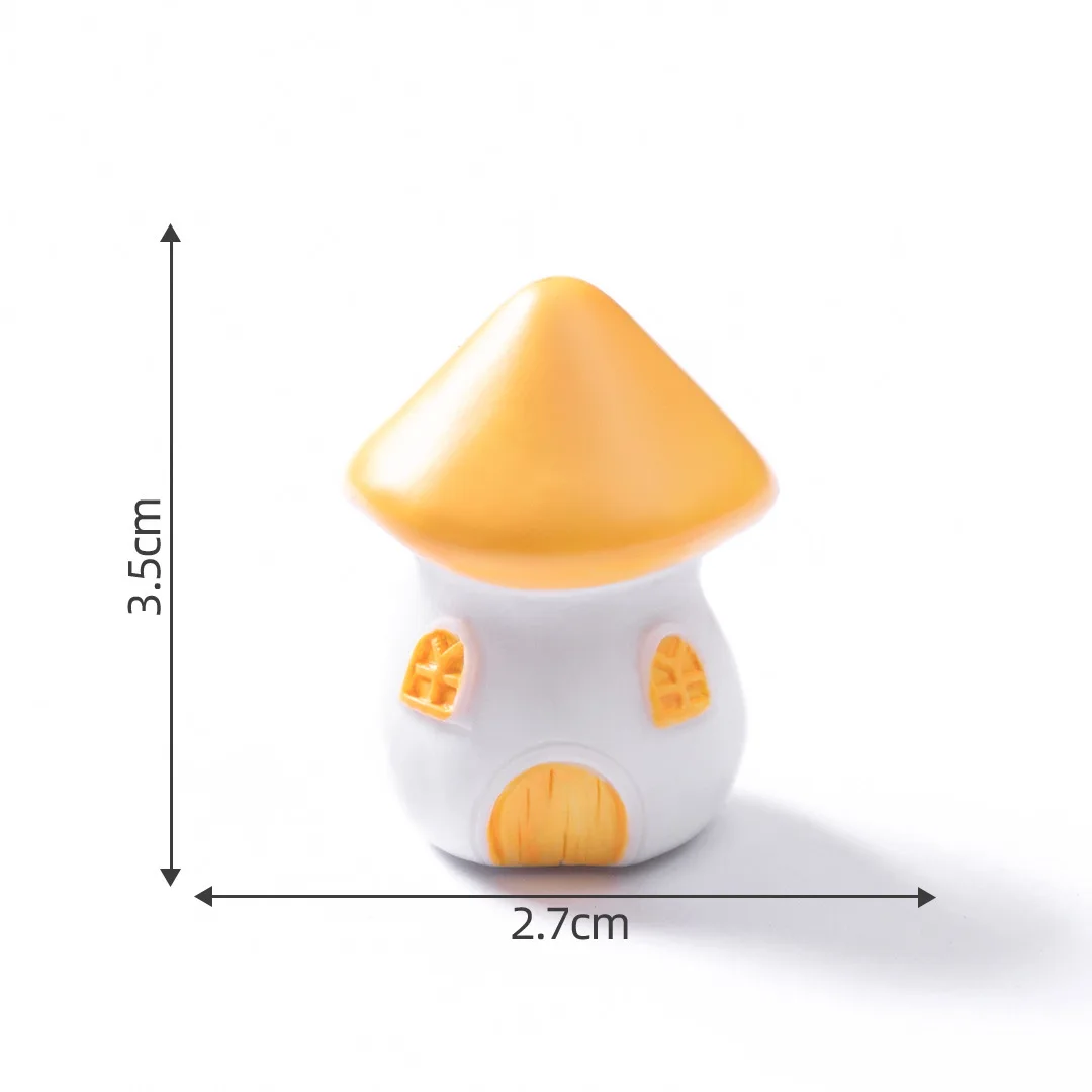 

4Pcs Miniature Resin Stone Houses Vintage Style for Garden Bonsai Terrarium Micro Landscape Decoration Office Desk Shelf