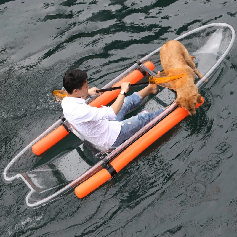 Transparent Kayak Park Infinity Pool Boat