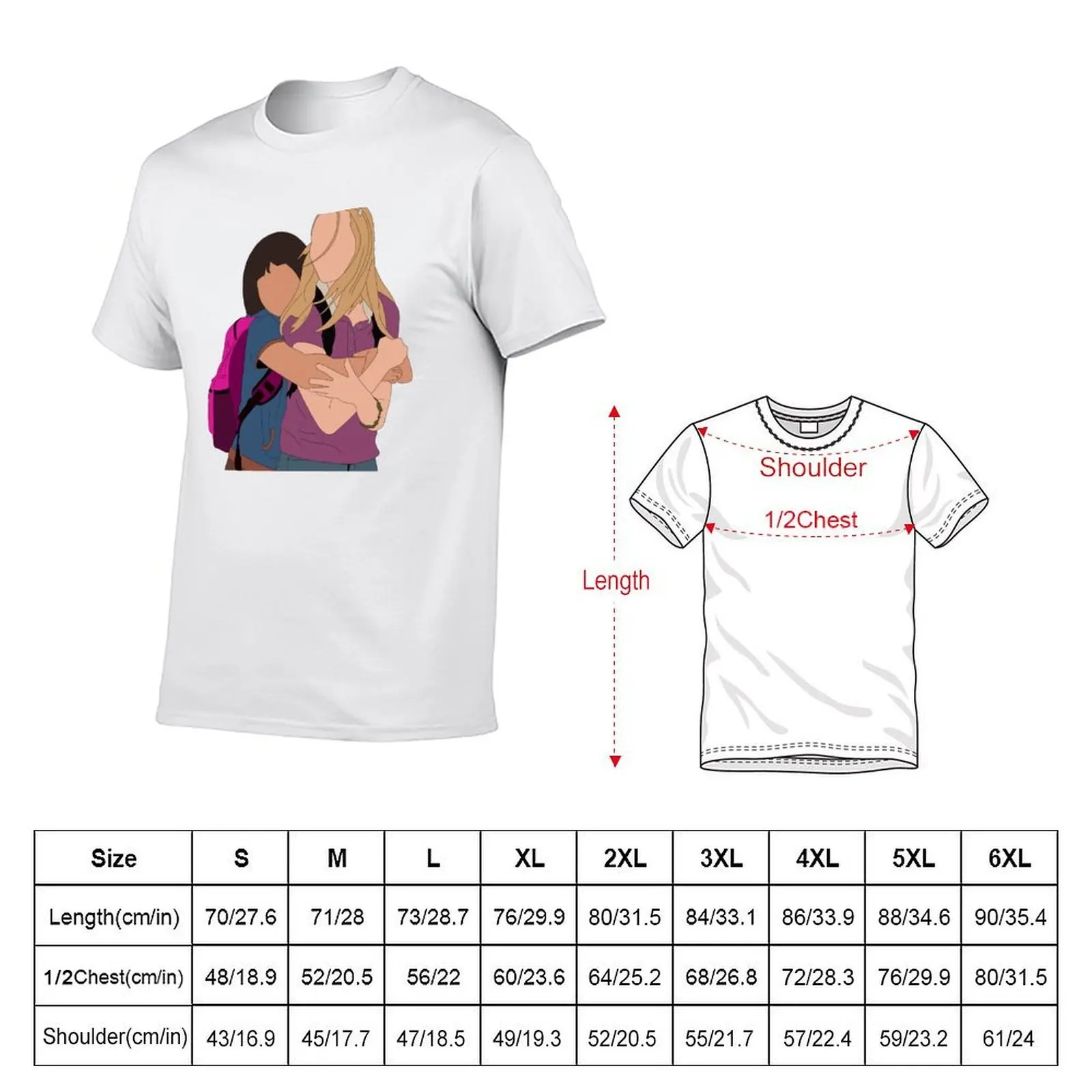 PEN15 - Maya and Anna Hug T-Shirt t shirt man plain graphic t shirts for man T-Shirt