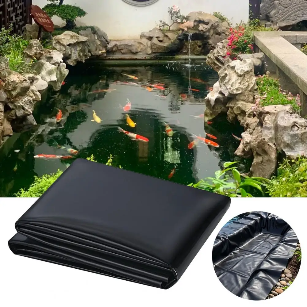 Durable Landscape Pool Liner Waterproof Membrane for Fish Ponds Heavy Duty Hdpe Pond Liner 7x10ft Uv Resistant for Garden