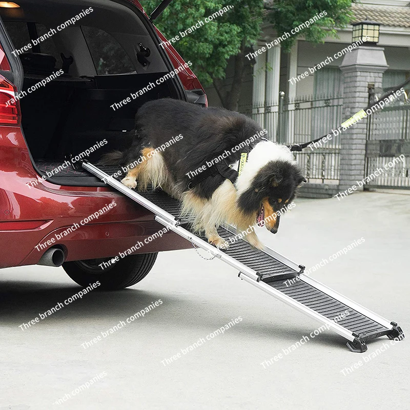 Folding Car Ladder Dog on The Car Pedal Pet Stairs Steps Dog on The Bed Slope Large