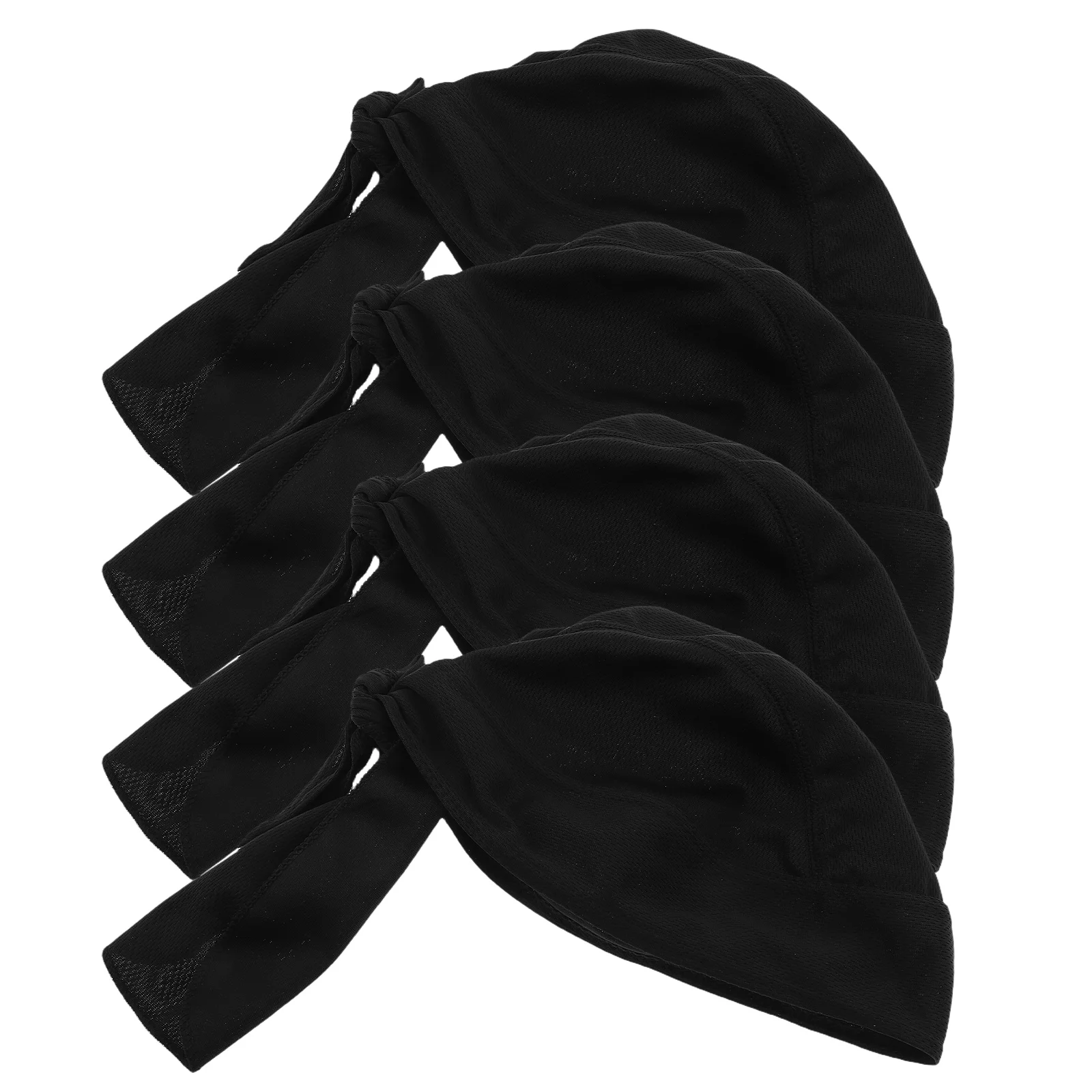 

4 шт. дышащая велосипедная шапка быстросохнущая мужская и женская впитывающая пот защита от ультрафиолета спортивная кепка с подкладкой на открытом воздухе