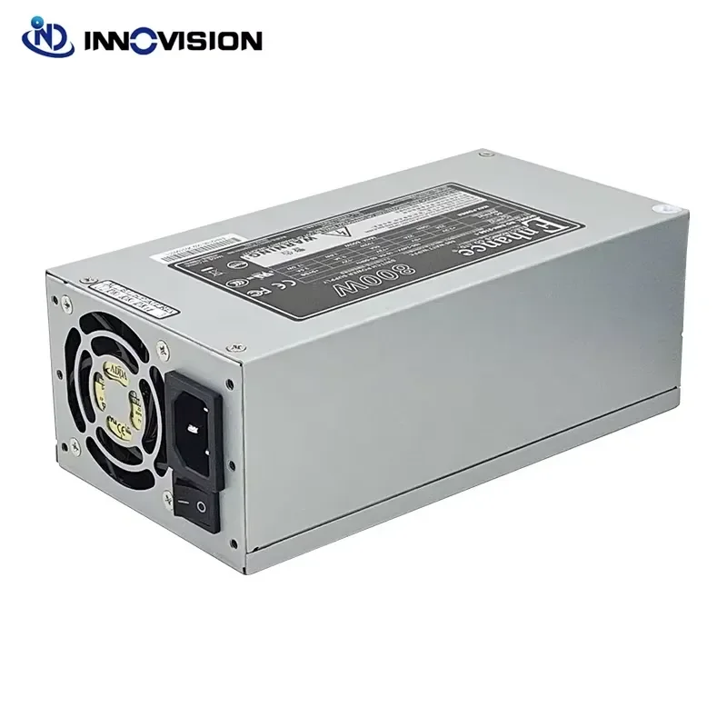 BOLRZO New Original Enhanced ENH-2160-1 600W ENH-2180 800W 2U Server Power Supply 100-240V Input 24-Pin ATX Dual 8-Pin
