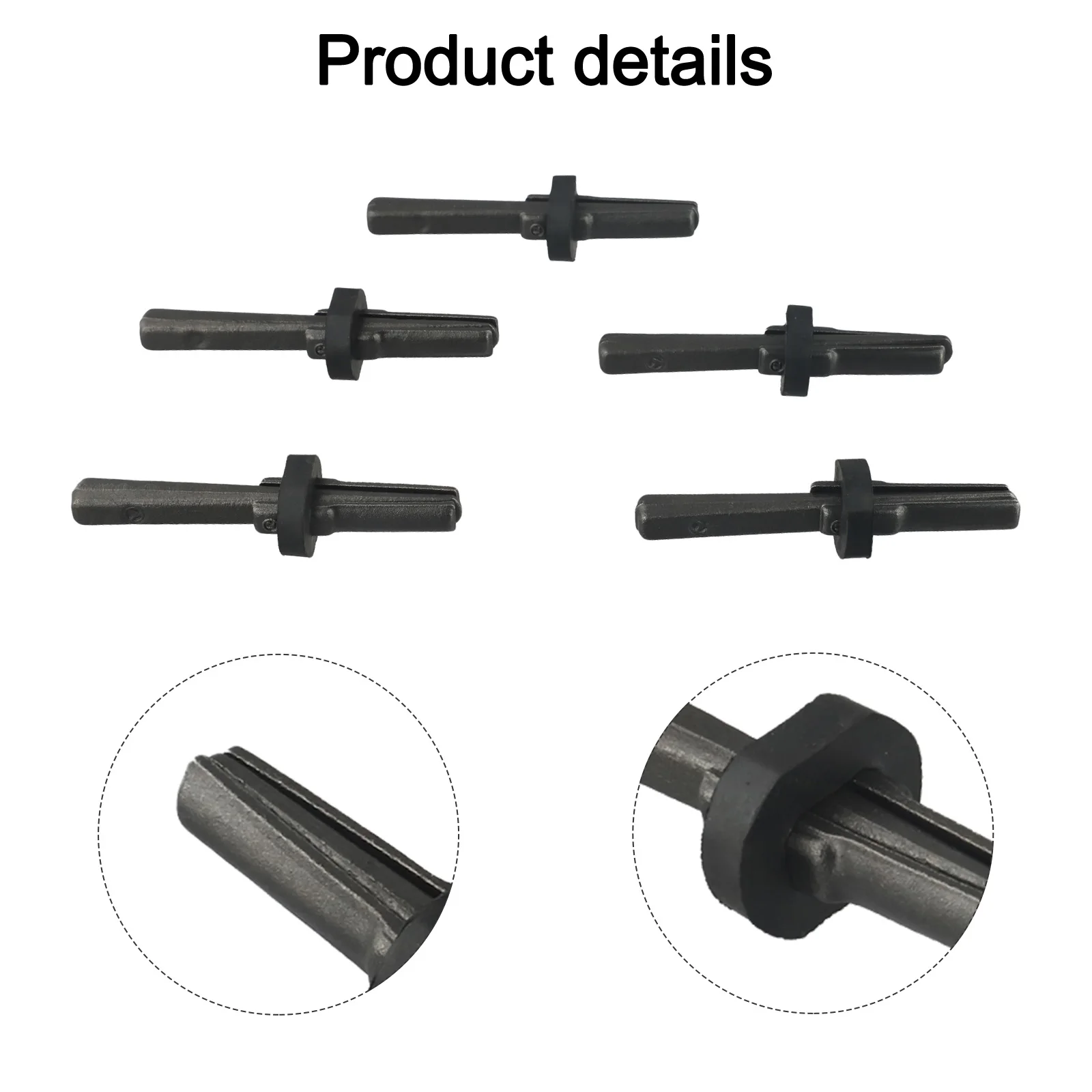 5pcs Wedges Stone Splitting Tool Metal Wedges Concrete Rock Splitters Marble Granite Chisels Tool 125x12mm Quarry Tools