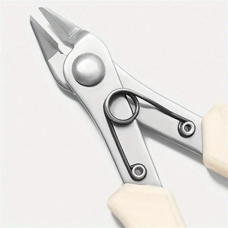 1Pc Flat Nose Diamond Removal Pliers Metal Chain Cutting Tool High Force Zircon Jewelry Cutter Small Clipper for Jewelry Repair