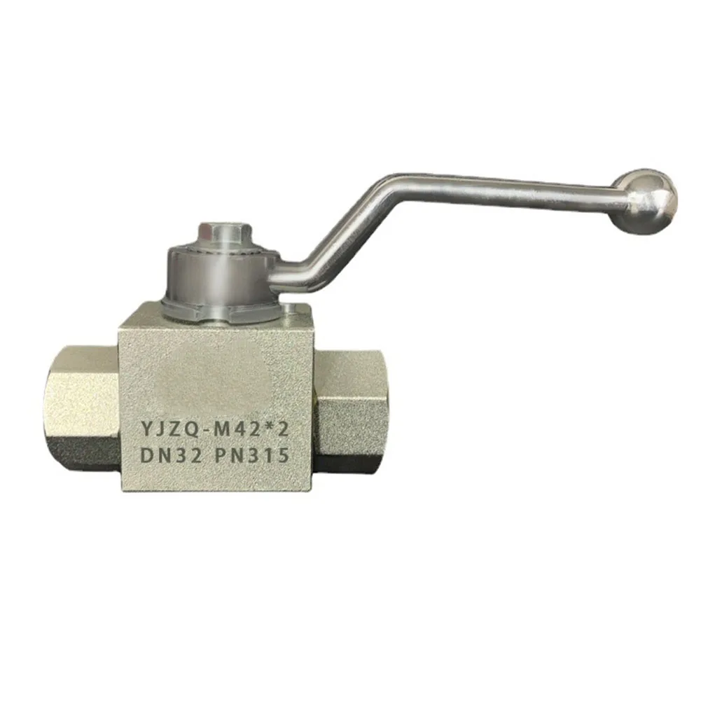 Internal Thread Hydraulic High Pressure Ball Valve Sturdy Double Mode Hydraulic Ball Valve M16*15 to M27*2 500 Bar Pressure