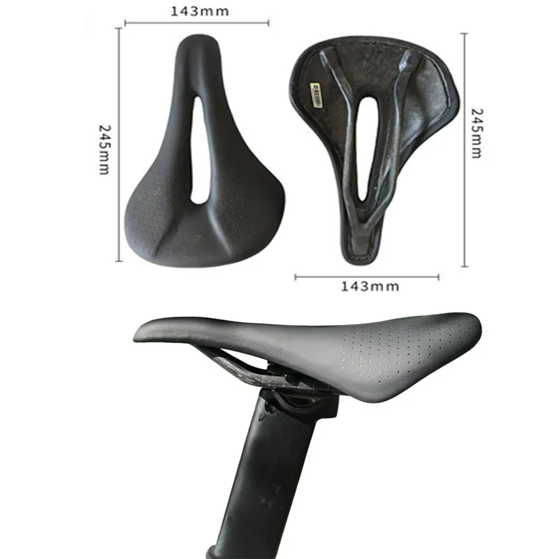 

Велосипедное седло с 3D принтом T200, полностью карбоновое, удобное, сверхлегкое, дышащее, подушка для велосипедного сиденья, детали седла для шоссейного гоночного велосипеда MTB