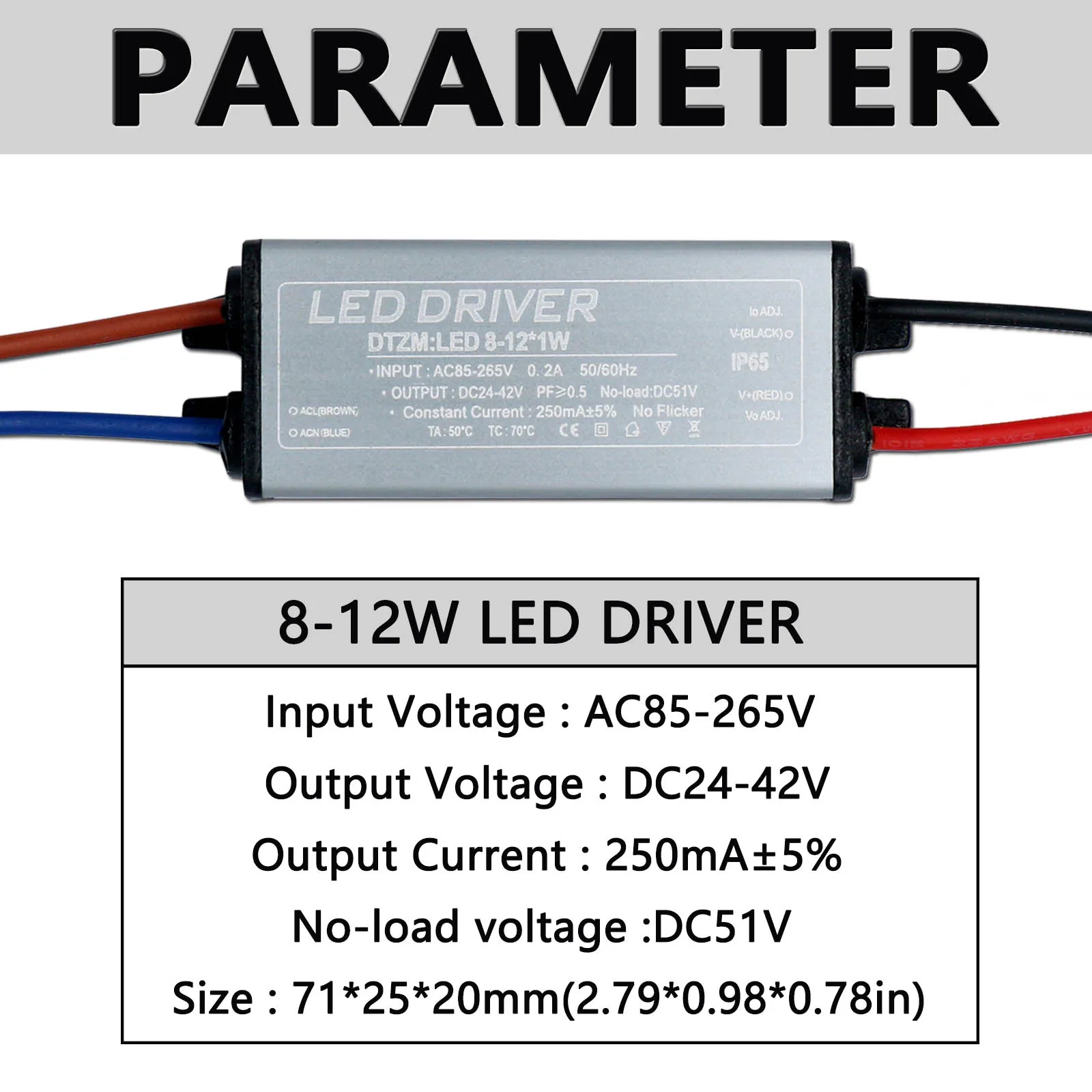 LED Waterproof Driver 1W-36W For LEDs 85-265V Power Supply Constant Current Voltage Control Lighting Transformers