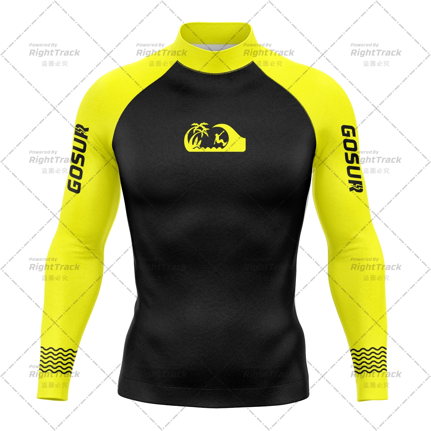 Men\'s Rash Guards GOSUR New Product Launch Quick Dry Surfing Shirt Summer Breathable UV Resistant Surfing Suit Customizable